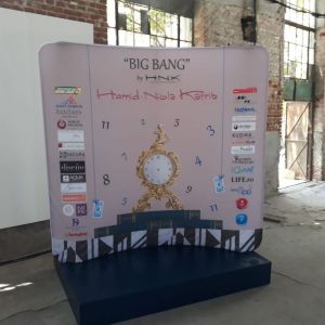  Tension Fabric Display Curved 240cm