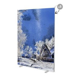 Display MEGA SEG Textil Frameless dubla fata 120cm