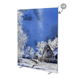 Display MEGA SEG Textil Frameless dubla fata 150cm
