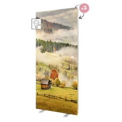 Caseta LEDBOX Textila Frameless Dubla-Fata 100cm
