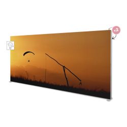 Caseta LUMIX Textila Frameless dubla fata 500x250cm