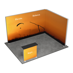 Lumix Exhibition Stand Corner 4 (4x3 m)