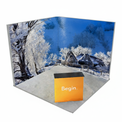 Stand Expozitional MEGA SEG Colt 2 (3x3 m)