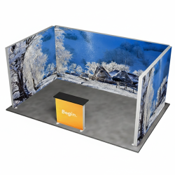 MEGA SEG Exhibition Stand 3 Sides 6 (5x3 m)