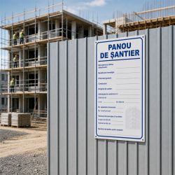 Construction Site Information Board