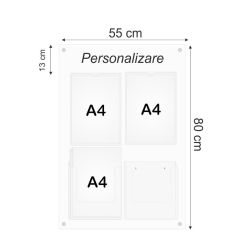Avizier Plexiglas 2A4AP2A4BP