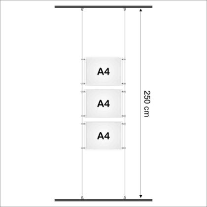 Sistem Wire Display cu iluminare 3A4AL