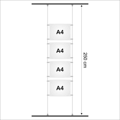 Sistem Wire Display cu iluminare 4A4AL