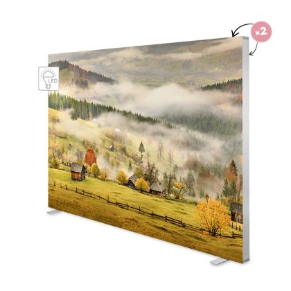LEDBOX PLUS Double Sided Frameless Fabric Lightbox 300cm