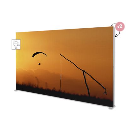 Caseta LUMIX Textila Frameless dubla fata 400x250cm