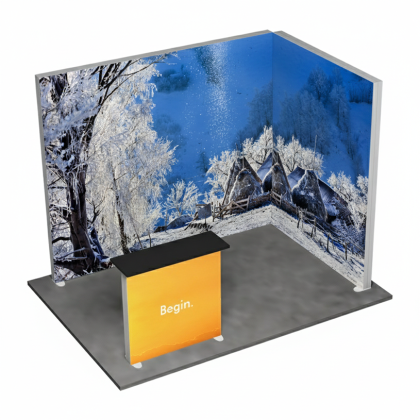 MEGA SEG Exhibition Stand Corner 1 (3x2 m)