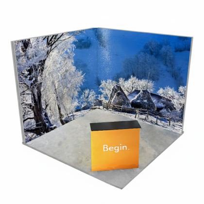MEGA SEG Exhibition Stand Corner 2 (3x3 m)
