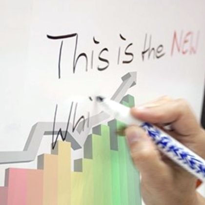  Printed Self-Adhesive Vinyl and Laminated with Matte or Glossy Whiteboard Film (price per sqm