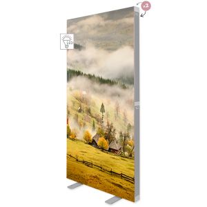 LEDBOX FLEX Double Sided Frameless Fabric Lightbox 100x200cm