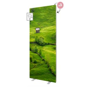 LEDBOX Doble Sided Frameless Fabric Lightbox 85x200cm