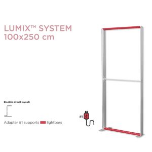 LUMIX Double Sided Frameless Fabric Lightbox 100x250cm