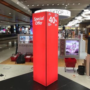 Cub/Paralelipiped Frameless Luminos