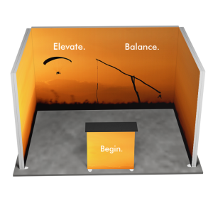 Lumix Exhibition Stand 3 Sides 4 (4x3 m)