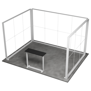 Lumix Exhibition Stand 3 Sides 4 (4x3 m)