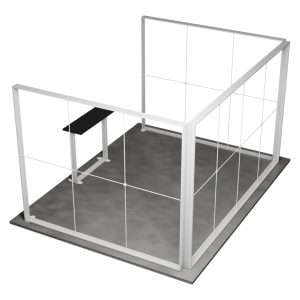 Lumix Exhibition Stand 3 Sides 4 (4x3 m)