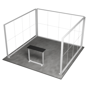 Lumix Exhibition Stand 3 Sides 5 (4x4 m)