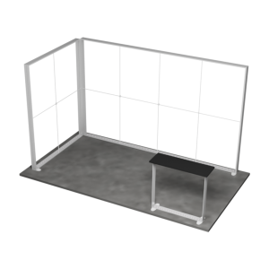 Lumix Exhibition Stand Corner 3 (4x2 m)