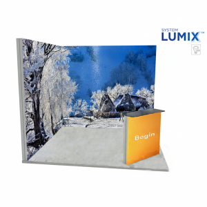 MEGA SEG Exhibition Stand Corner 2 (3x3 m)