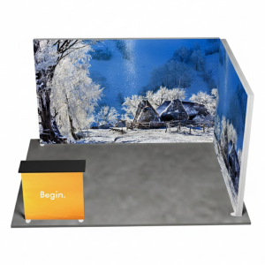 MEGA SEG Exhibition Stand Corner 4 (4x3 m)