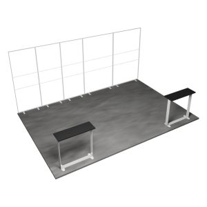 MEGA SEG Exhibition Stand Background 4 (6x2 m - 6x4 m)