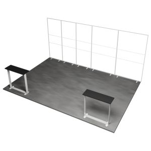 MEGA SEG Exhibition Stand Background 4 (6x2 m - 6x4 m)
