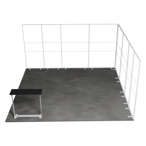 MEGA SEG Exhibition Stand Corner 8 (5x5 m)
