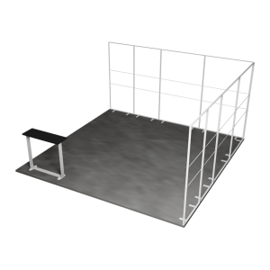 MEGA SEG Exhibition Stand Corner 8 (5x5 m)