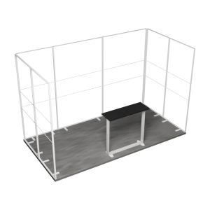 MEGA SEG Exhibition Stand 3 Sides 3 (4x2 m)