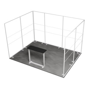 MEGA SEG Exhibition Stand 3 Sides 4 (4x3 m)