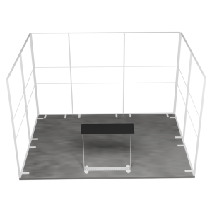 MEGA SEG Exhibition Stand 3 Sides 4 (4x3 m)