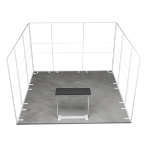 MEGA SEG Exhibition Stand 3 Sides 5 (4x4 m)