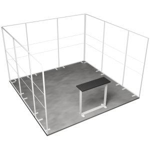 MEGA SEG Exhibition Stand 3 Sides 5 (4x4 m)
