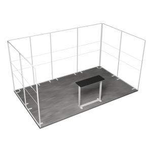 MEGA SEG Exhibition Stand 3 Sides 6 (5x3 m)