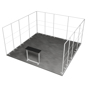 Stand Expozitional MEGA SEG 3 Laturi 8 (5x5 m)