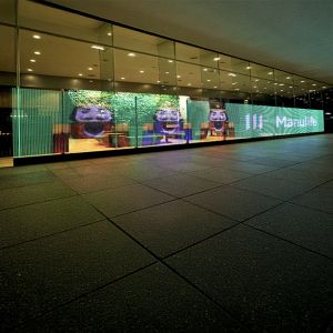 Transparent and Flexible LED Screen 1 unit rental (rates per day)