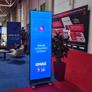 LED Poster Screen Totem 1 unit rental (rates per day)