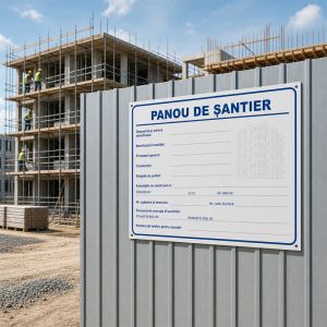 Panou Identificare Santier in lucru