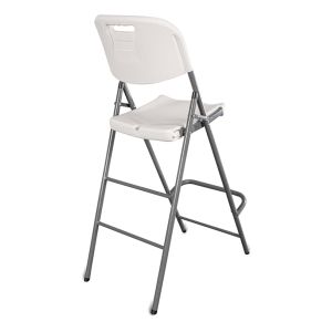 High Chair for Cocktail Table - white