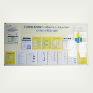 Customized Plexiglas Notice Board - Price depending on size
