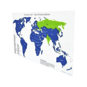 Harta Lumii "Dezlipeste-unde-ai-fost" 100x60cm