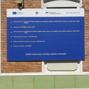Temporary / Permanent / Information Billboard for European projects